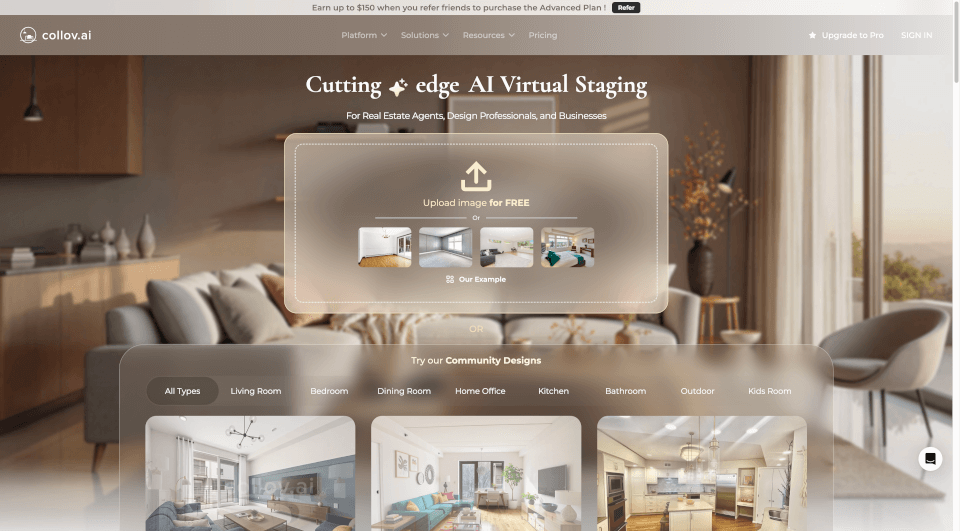 VirtualStagingAI：提升房地产房源吸引力的虚拟家具布置工具