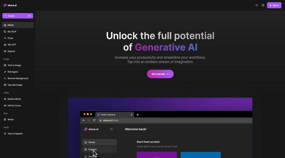 eluna.ai：用AI提升你的创造力和工作效率