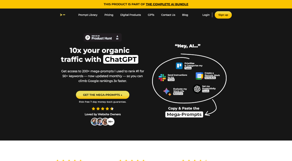 Godofprompt AI官网：提供高质量AI提示词的平台