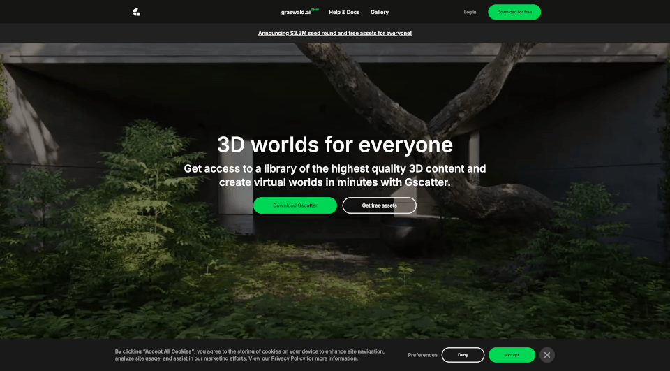 Graswald和Gscatter：轻松创建逼真3D世界