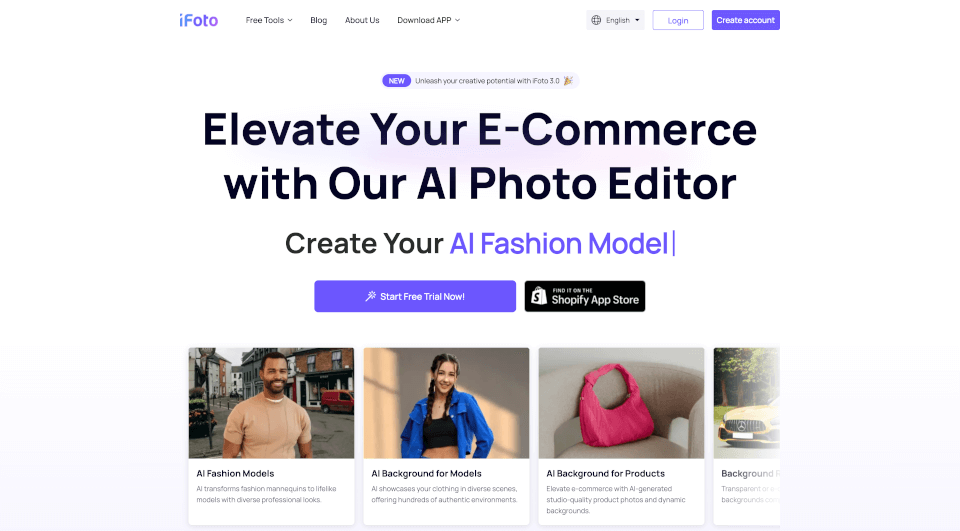 iFotoAIPhotoStudio：电商与创意设计的AI照片编辑神器