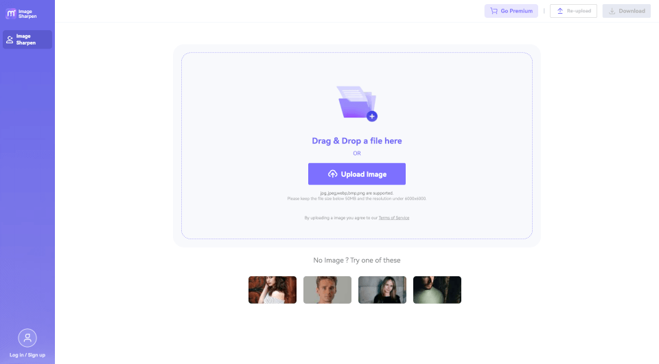 Media.ioAIImgSharpen：在线自动修复模糊肖像照片