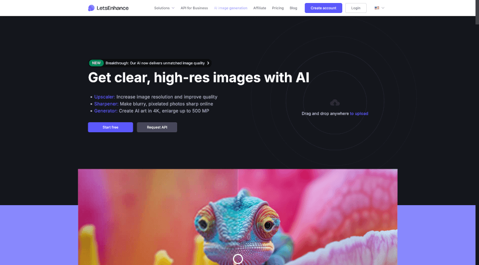 LetsEnhance：AI图像增强工具，轻松提升照片分辨率