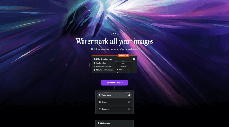 MarkMyImages：批量水印工具，保护你的数字内容