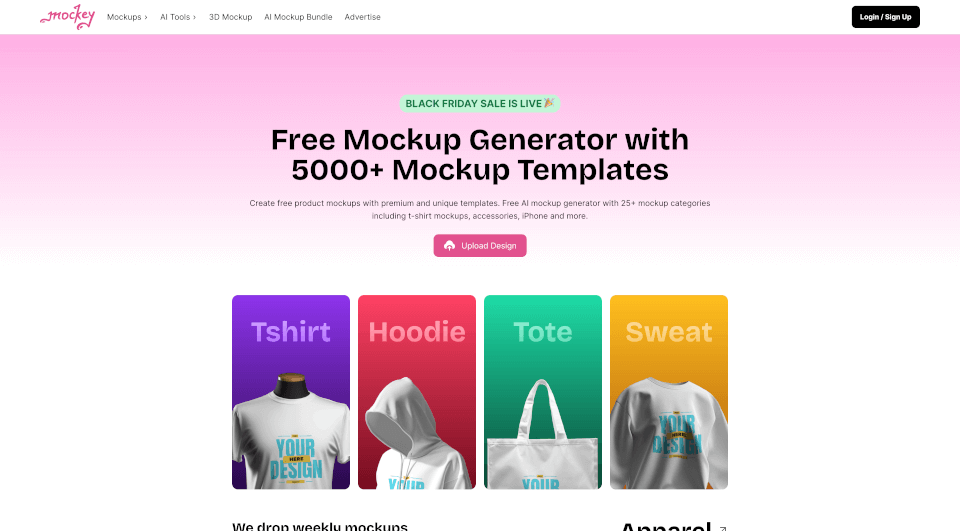 Mockey：免费AI样机生成器，5000+模板无限制下载