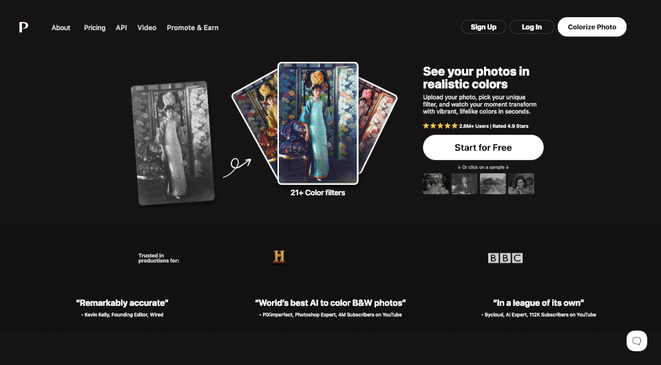 Palette：AI照片上色工具，轻松还原逼真色彩