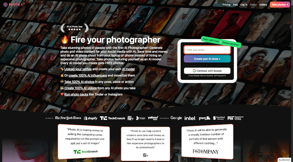 PhotoAI™：生成高质量AI照片和视频内容