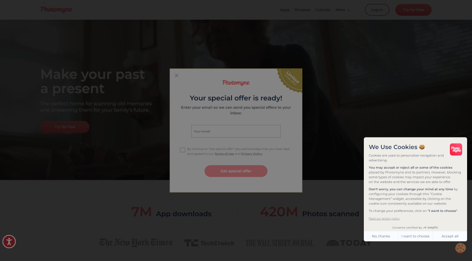 Photomyne是一款功能强大的照片扫描和修复工具，帮助您保存和分享珍贵的家庭回忆