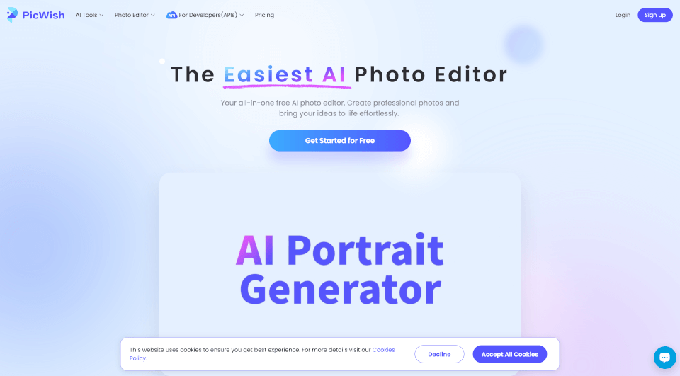 PicWish：免费在线AI照片编辑器，轻松处理背景移除与图像增强