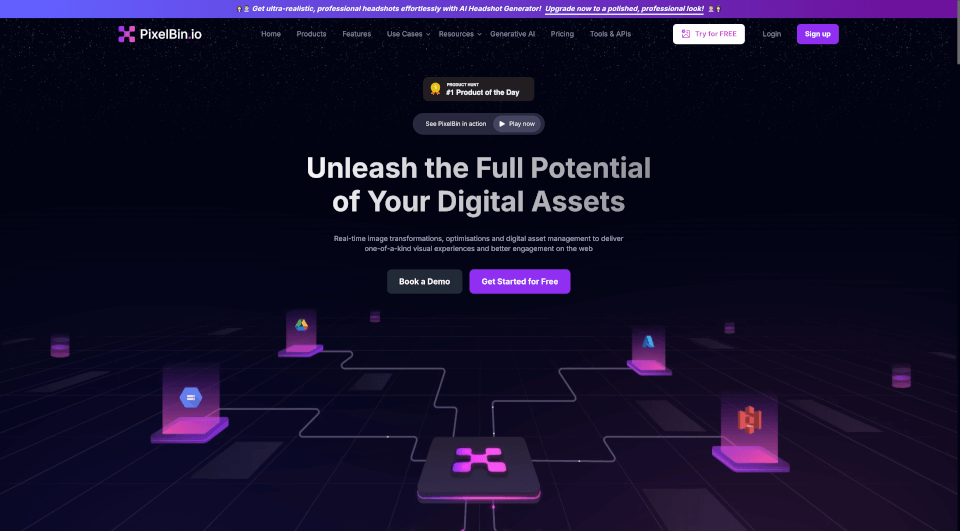 PixelBin：实时图像转换与优化，提升数字资产管理效率