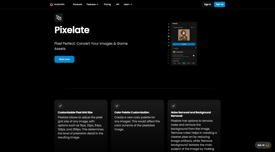 Pixelate：快速将图像转换为像素艺术的游戏开发工具