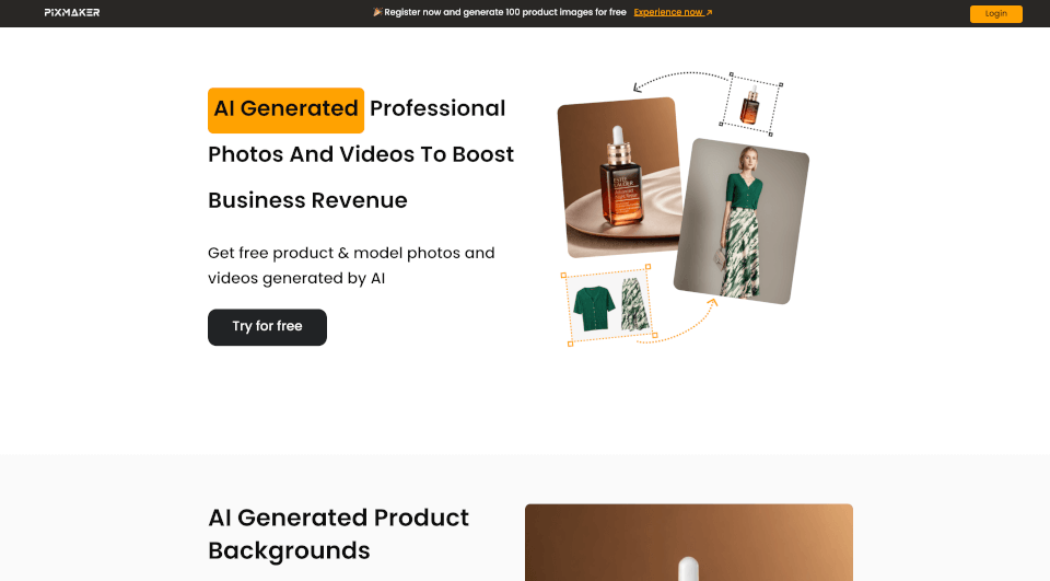 Pixmaker：AI驱动的电商图片与视频生成工具