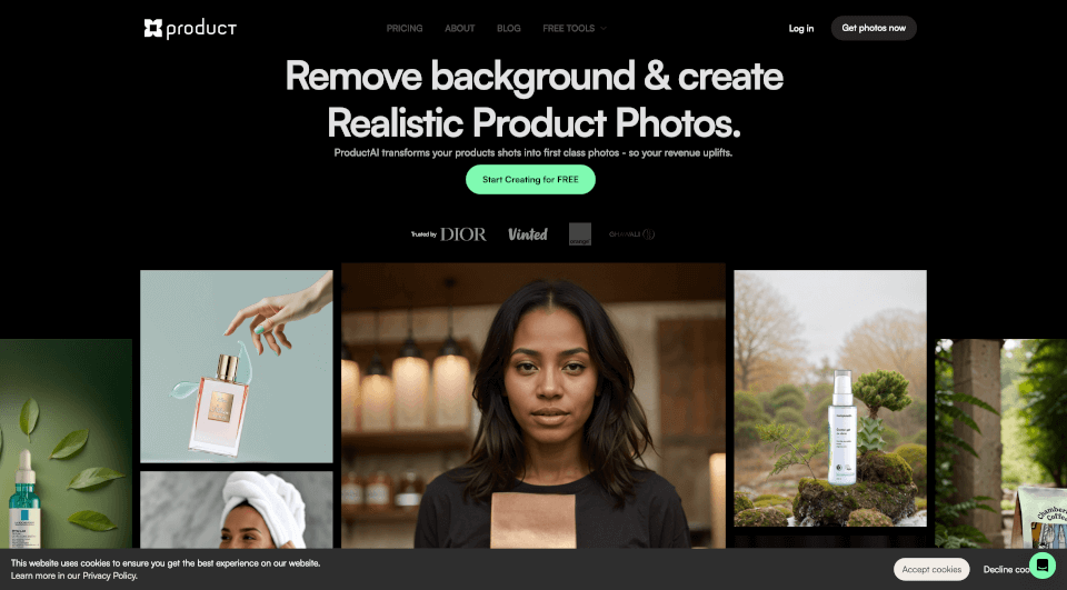 ProductAI：AI驱动的专业产品摄影工具，快速生成高质量照片