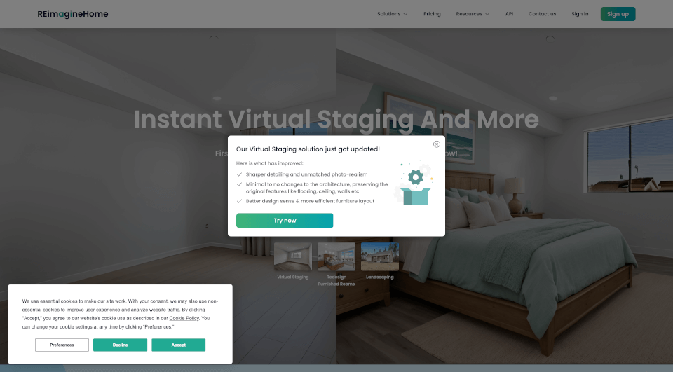 REimagineHome：AI驱动的室内设计灵感与虚拟布置