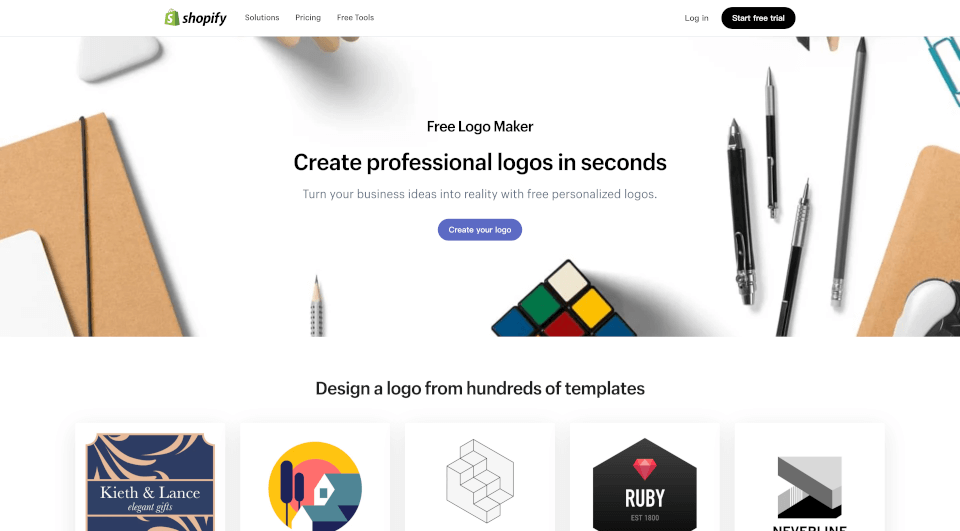 Shopify免费Logo制作器：几分钟打造专属品牌标识