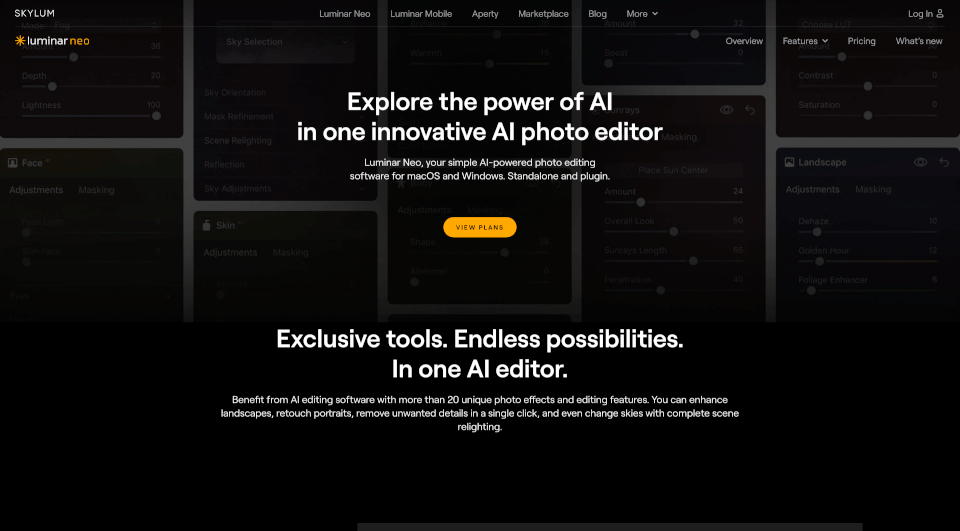 LuminarNeo：AI驱动的照片编辑软件，轻松提升摄影效果