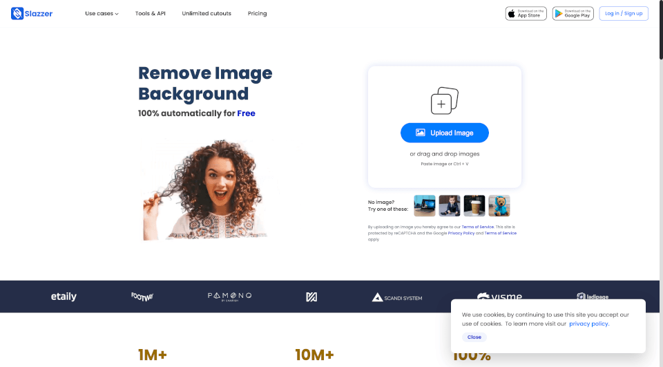Slazzer：AI驱动的在线背景移除工具，快速抠图
