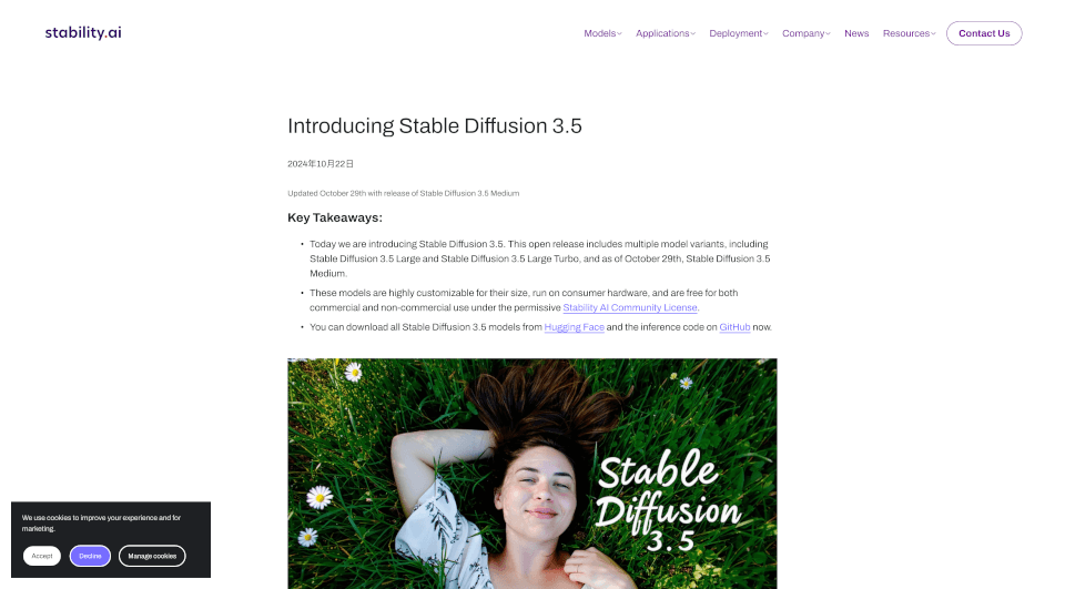 StableDiffusion3.5：强大的开源图像生成模型