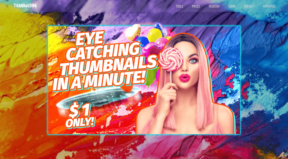 Thumbmachine：AI驱动的YouTube缩略图制作工具，轻松提升点击率