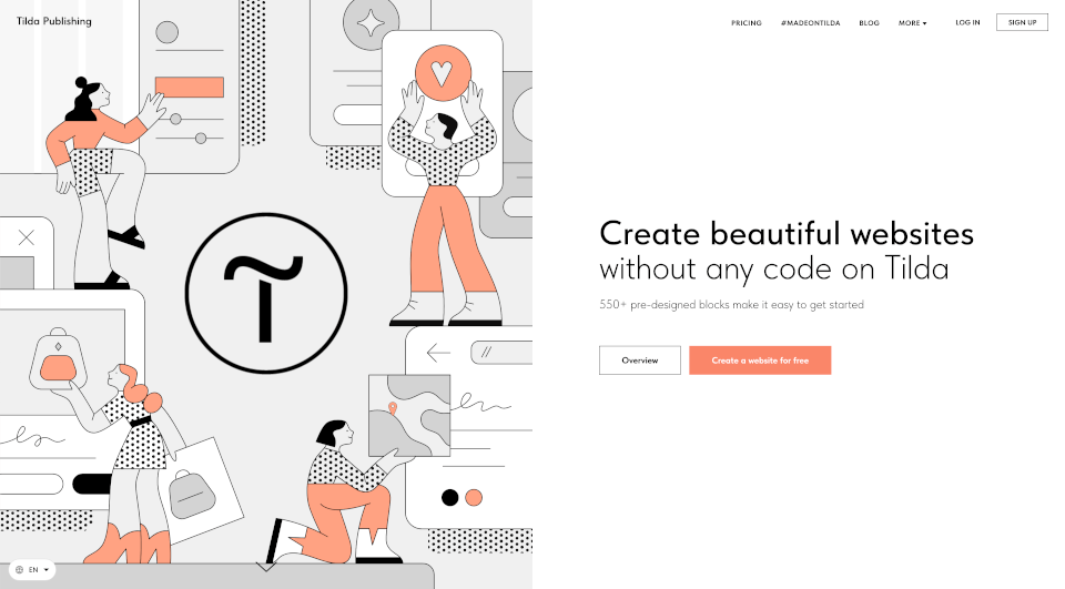 Tilda网站建设工具：无需代码，轻松创建美观网站