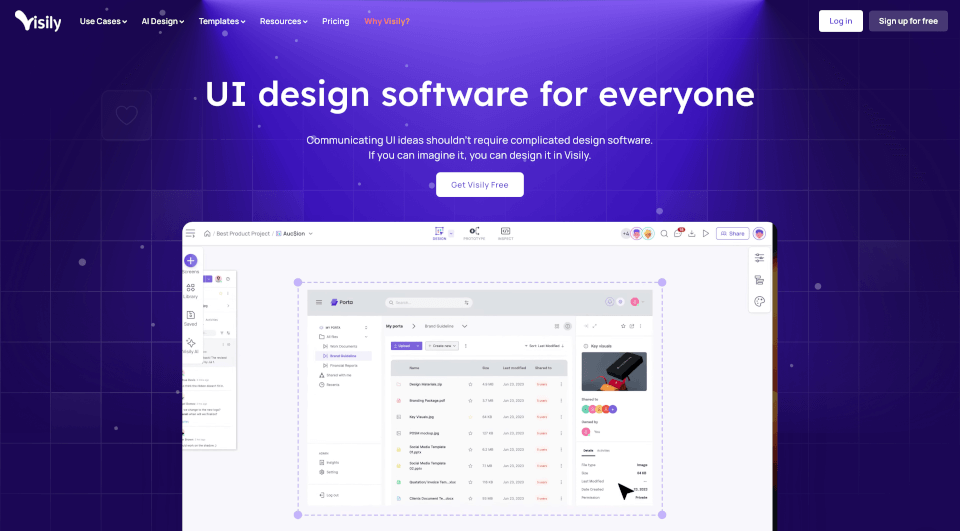 Visily：AI驱动的UI设计软件，轻松创建高保真原型