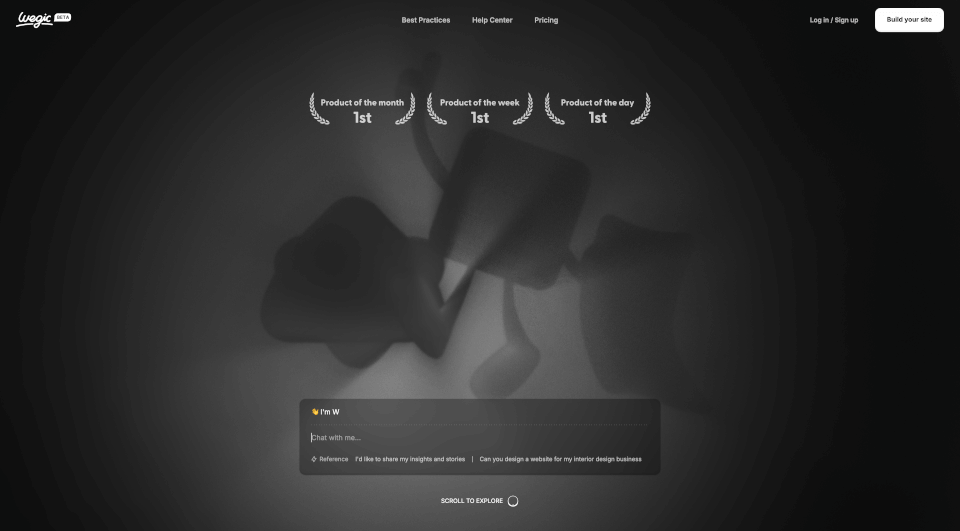Wegic：AI驱动的网站建设工具，轻松创建你的在线平台