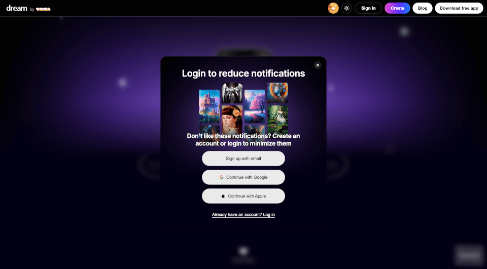 DreambyWOMBO：用AI轻松创作独特艺术作品