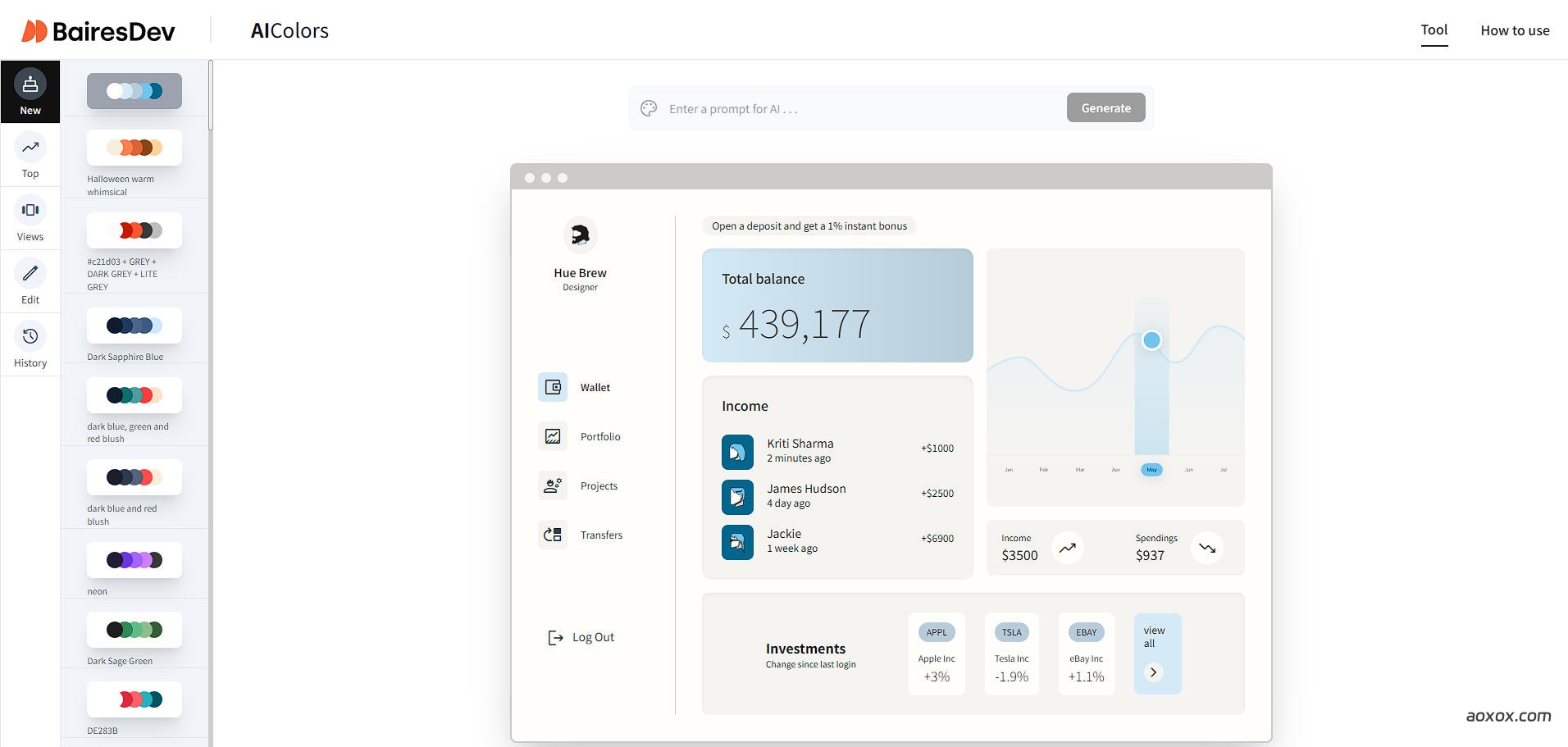 AI Colors官网首页