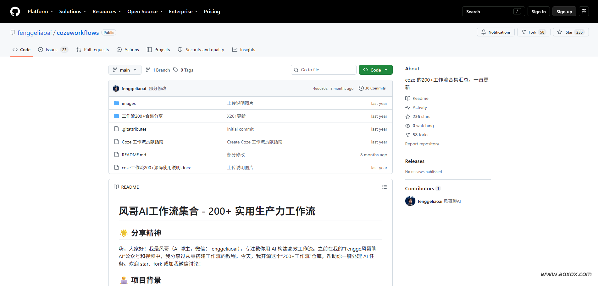 风哥AI工作流官网截图